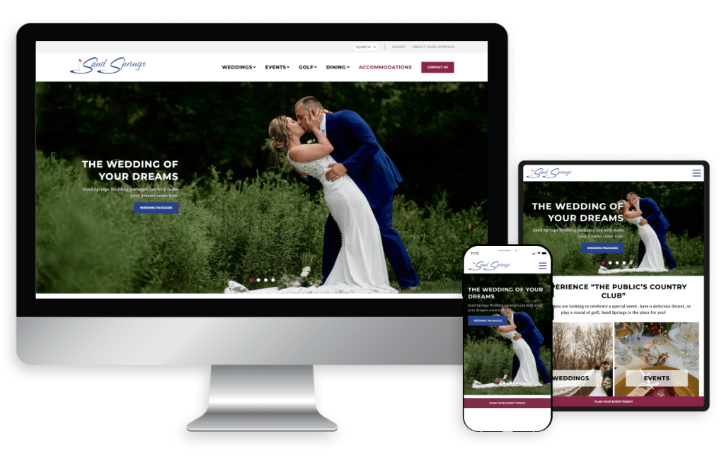 Sand Springs Golf Course UX/UI&nbsp;Design